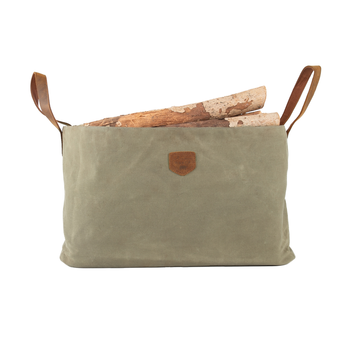 sac a buches cuir et toile en coton enduite FIREWOOD Alaskan MAKER