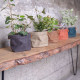 cache pot sac tissu