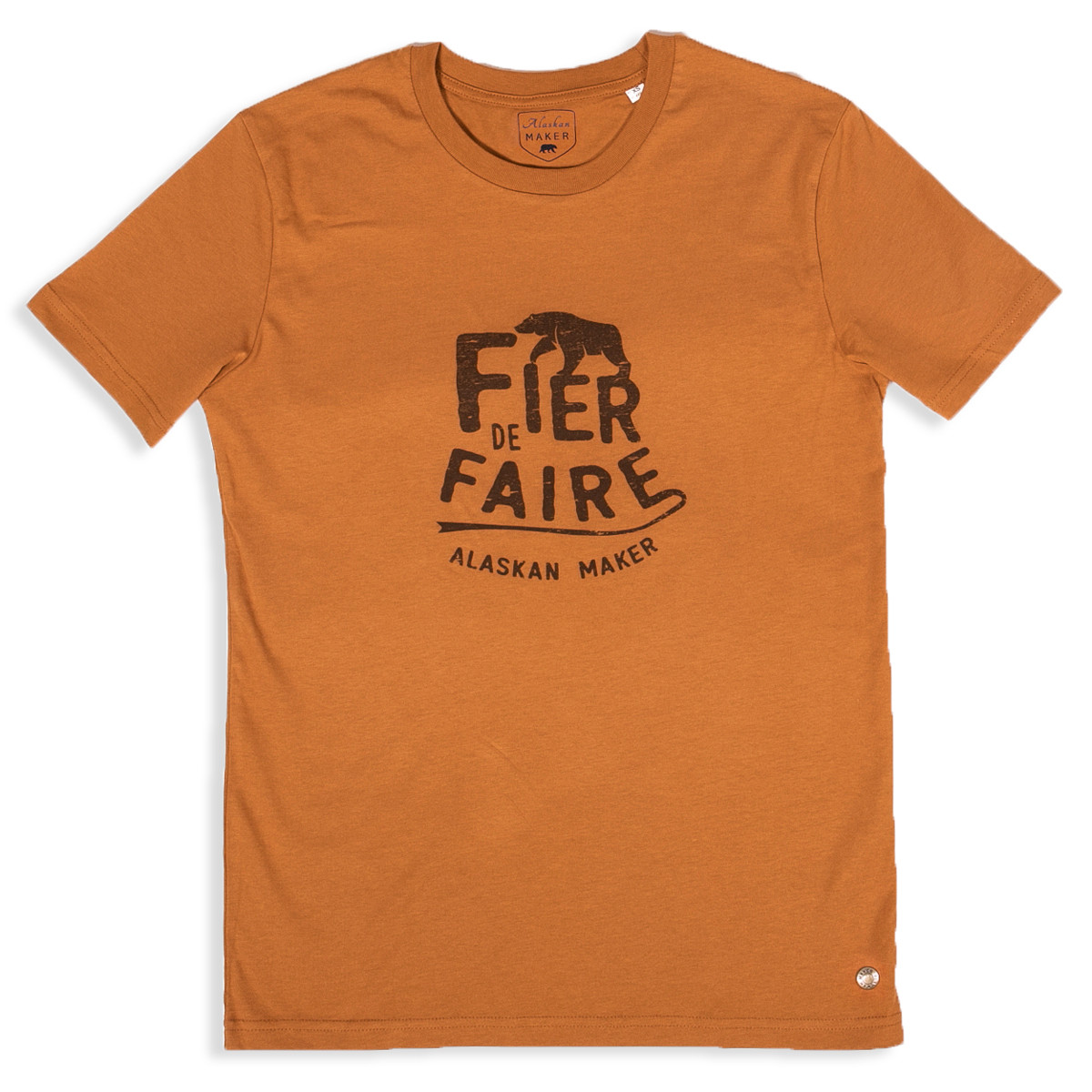 T shirt en coton bio fier de faire