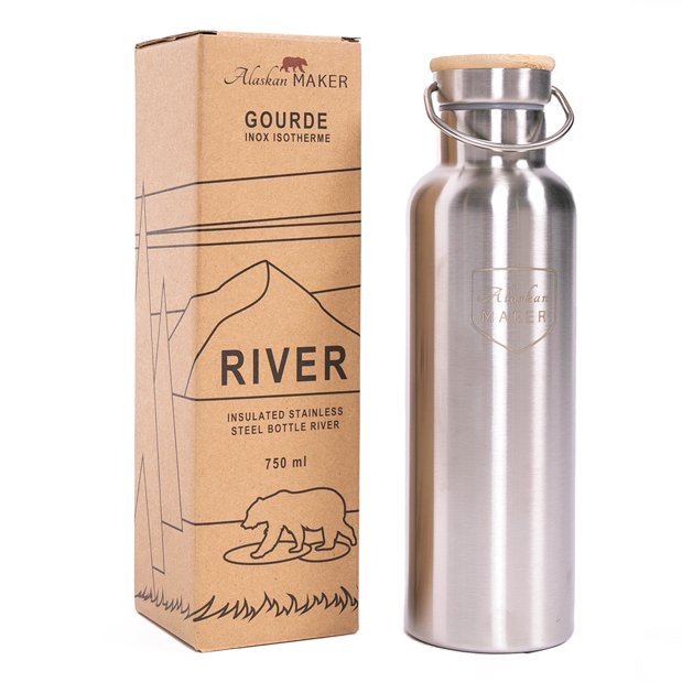 Gourde isotherme inox RIVER