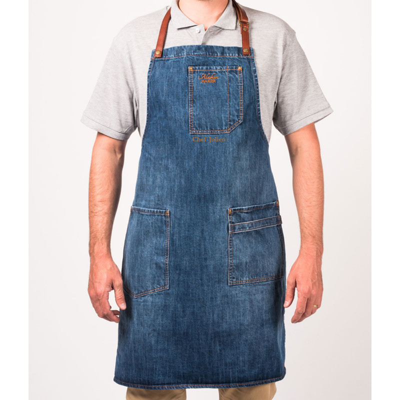 Apron No.325 - Washed Denim