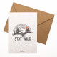 Carte STAY WILD à planter