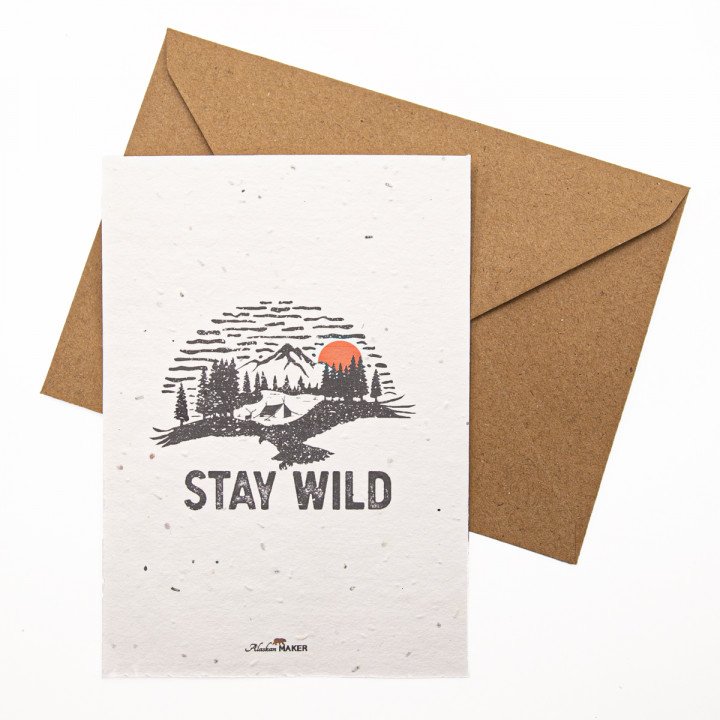 Growing Card STAY WILD