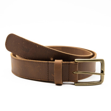 Ceinture en cuir marron MUSTANG