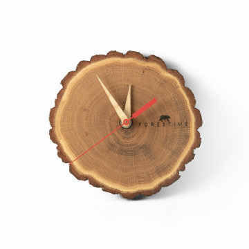 FORESTIME modern wood wall clock