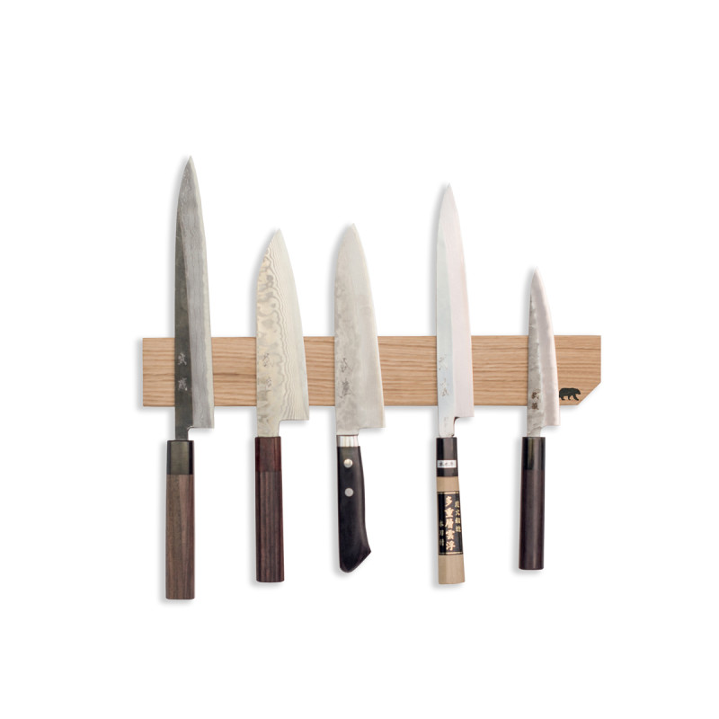 Wooden magnetic knife holder KUT