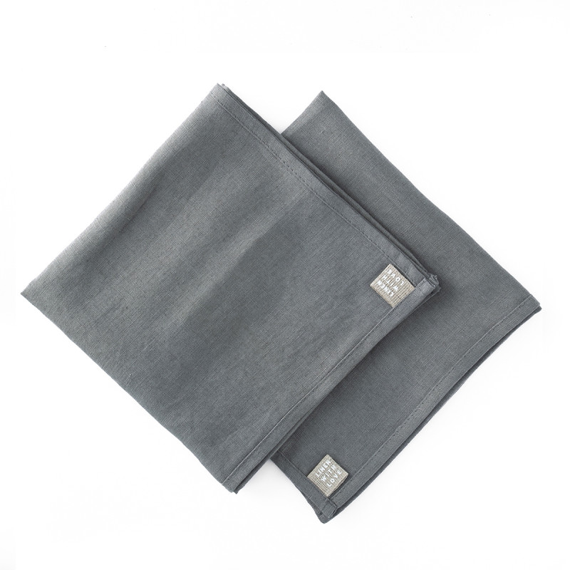 VILNIUS Linen cocktail napkins