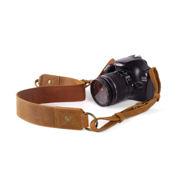 Custom leather camera strap PICTURE