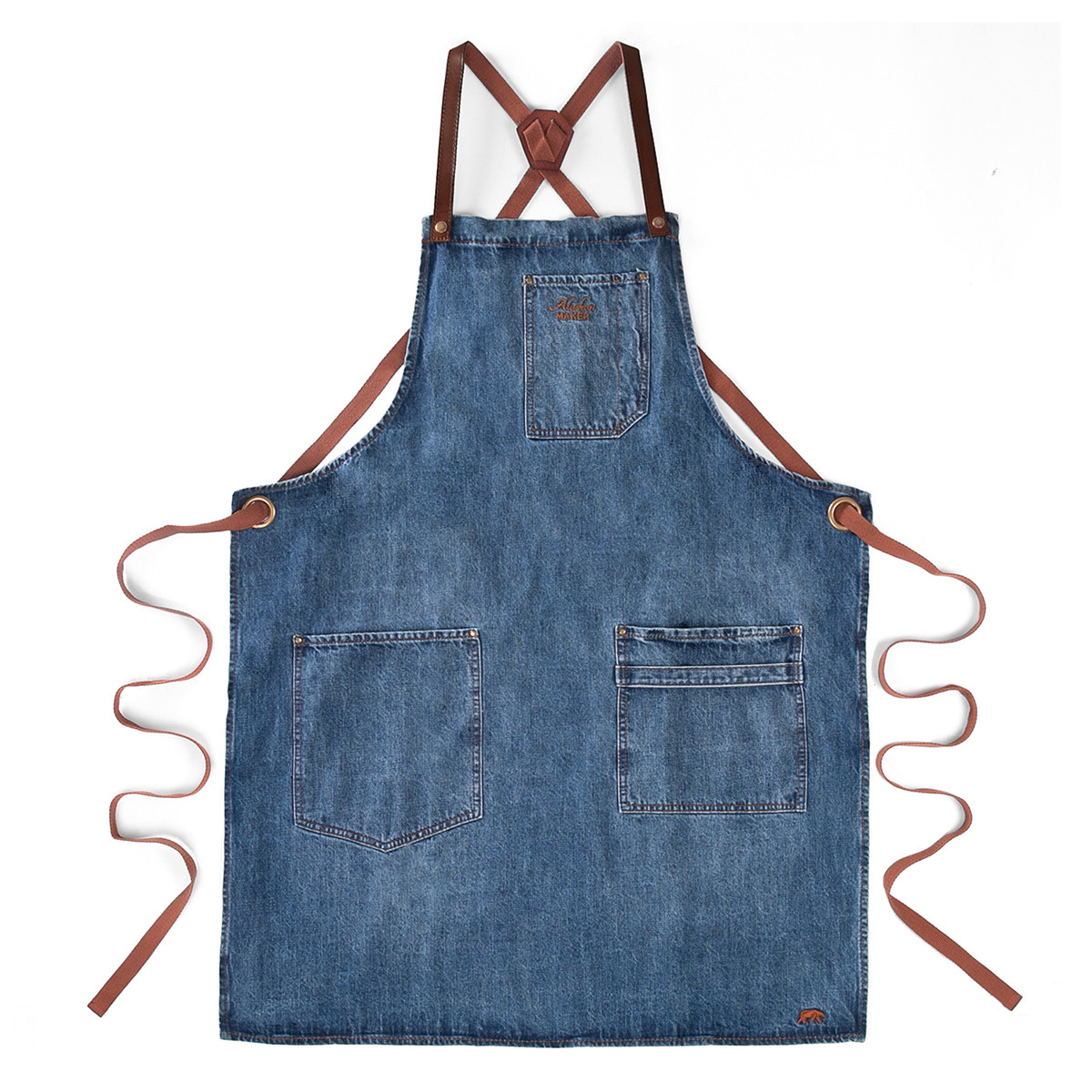 Tablier restauration tissu denim biologique PR113