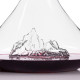 TOPOGRAPHIC wine decanter : Mont Blanc