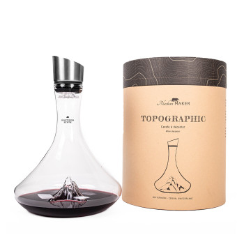 Carafe à vin TOPOGRAPHIC : Mont Matterhorn
