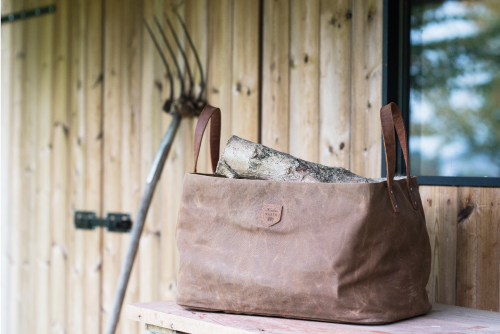 Sac de Transport pour Bois, Toile Sac à Bûche Cheminée, Sac