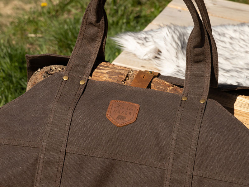 sac a buche en toile waxée LUMBERJACK