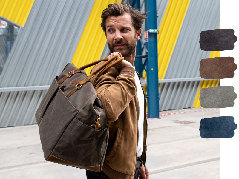 Sac de voyage cabine en toile pour homme Wrangell