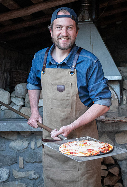 Tablier de cuisine femme toile waxée - Alaskan Maker