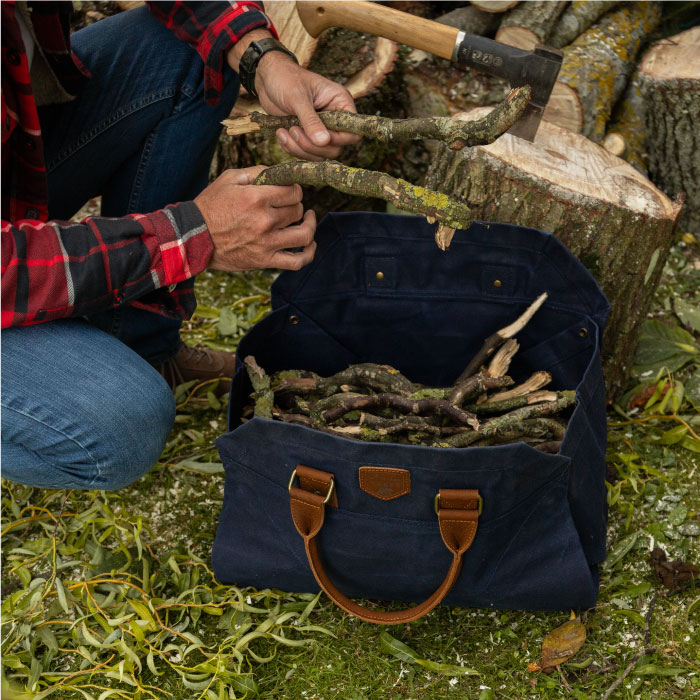 Sac à bûches Alaskan Firewood Beige