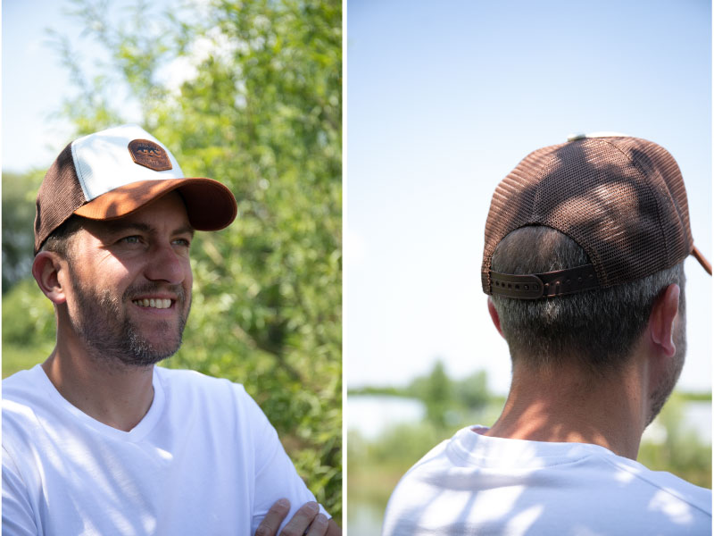 Casquette trucker respirante en coton EXPLORING